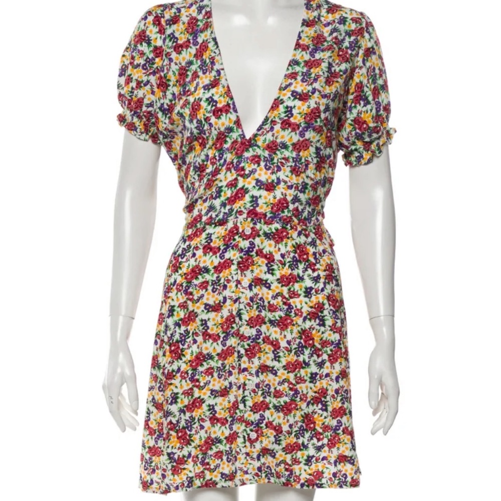 COPY - Faithfull the Brand Floral Print minidress